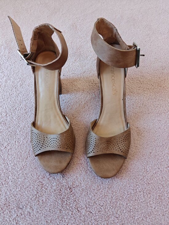 Shoes - Francesca Brown Women's High Heels, Size 9